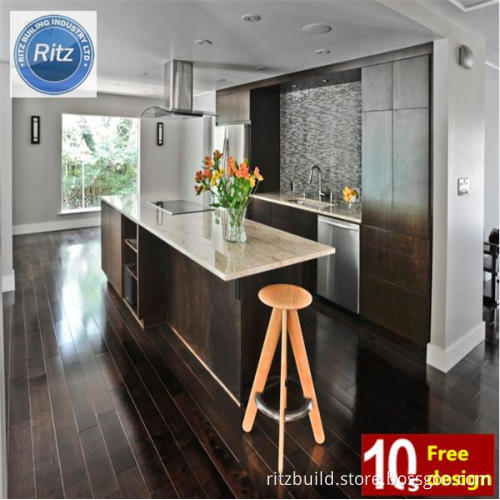 Good Quality New Design Solid Wood Furniture Wooden Kitchen Cabinet